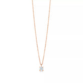 Greek Solitaire Lab Diamond Pendant